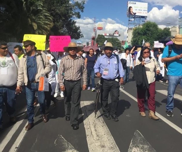 Se une CNTE a marcha de médicos Se une CNTE a marcha de médicos