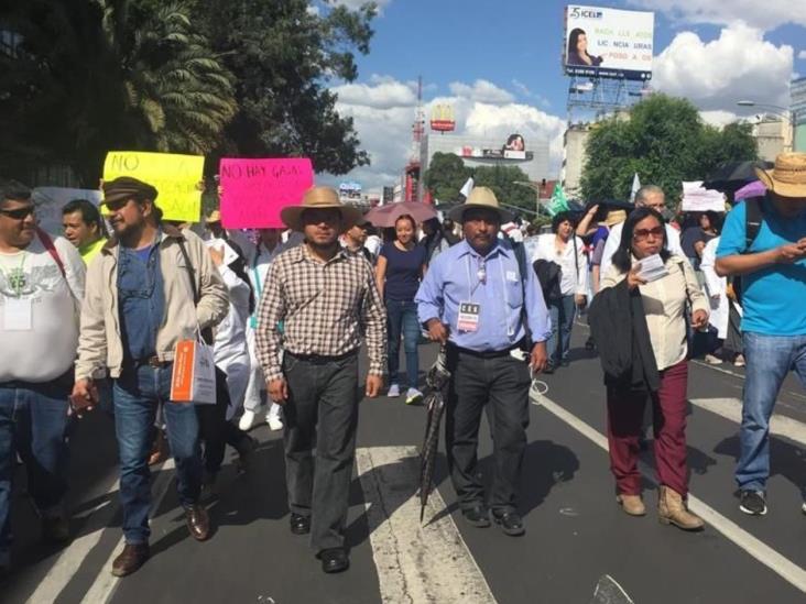 Se une CNTE a marcha de médicos Se une CNTE a marcha de médicos