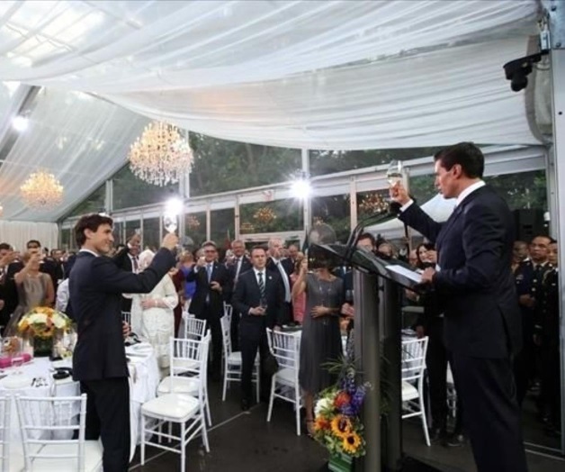 Dedica Trudeau cena a Peña Nieto