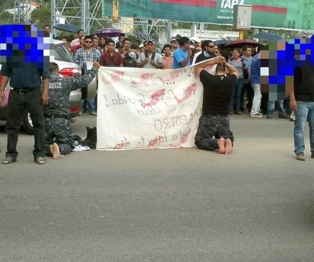 Deplora CNDH humillación a federales Deplora CNDH humillación a federales