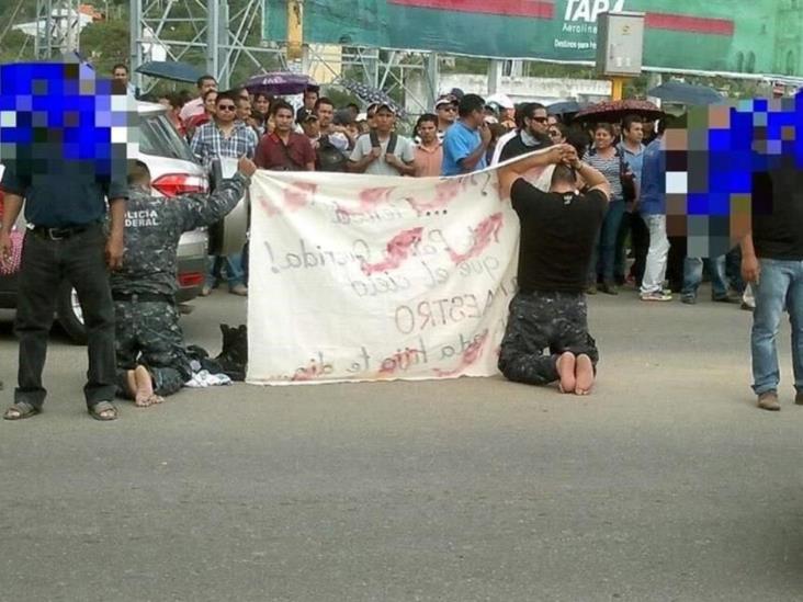 Deplora CNDH humillación a federales Deplora CNDH humillación a federales