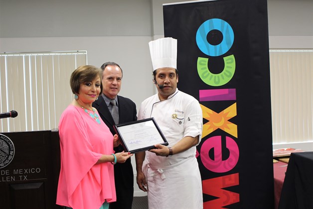 Gastronomía mexicana en el Valle de Texas; Preside velada culinaria el chef Sergio Esquivel