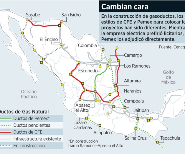 Trazan nuevo mapa del gas en México
