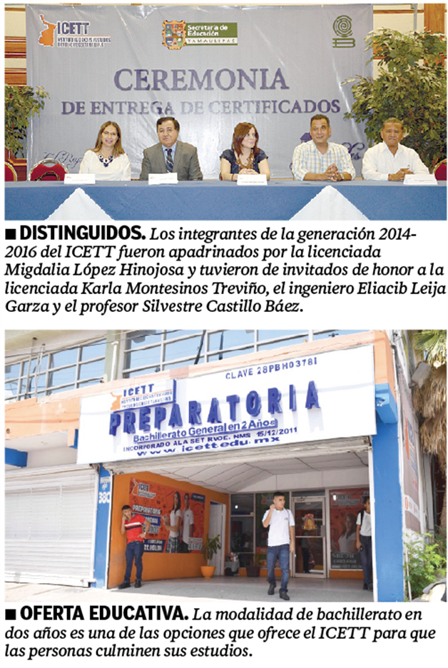 Exitosa graduación de estudiantes del ICETT
