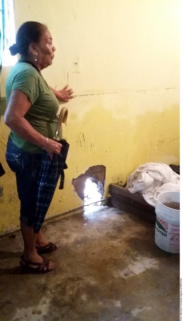 Arrojan lluvias inundaciones en la zona sur de la entidad