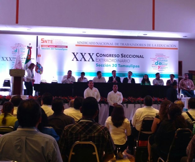 Eligen secretario general de la Sección 30 del SNTE; El matamorense Rigoberto Guevara Vázquez es el nuevo dirigente