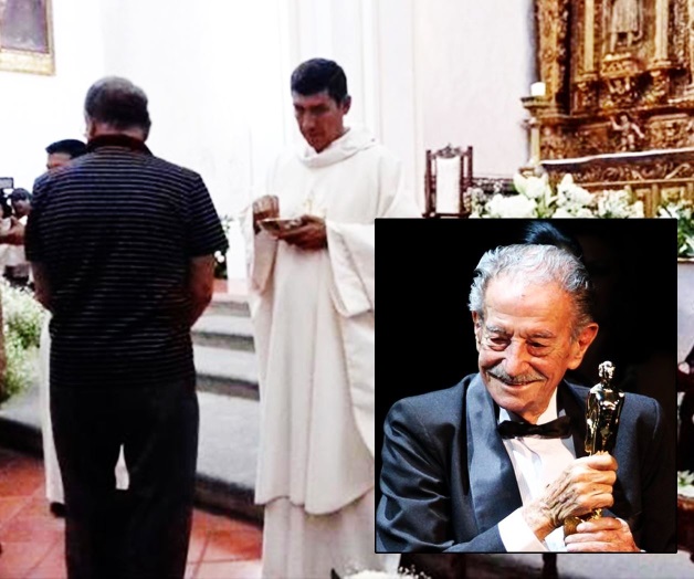 Familiares despiden con misa a Mario Almada