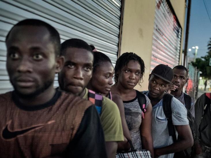 La mayoría de haitianos que llega a la frontera norte son hombres La mayoría de haitianos que llega a la frontera norte son hombres