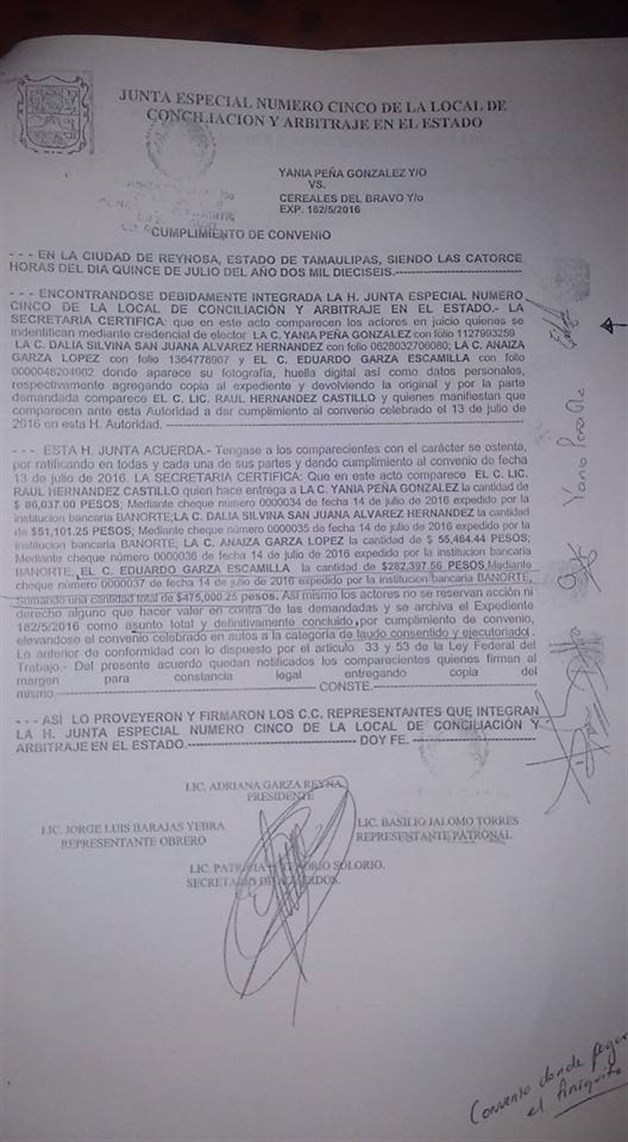 Se cobró a lo chino; Responsable de abuso de confianza