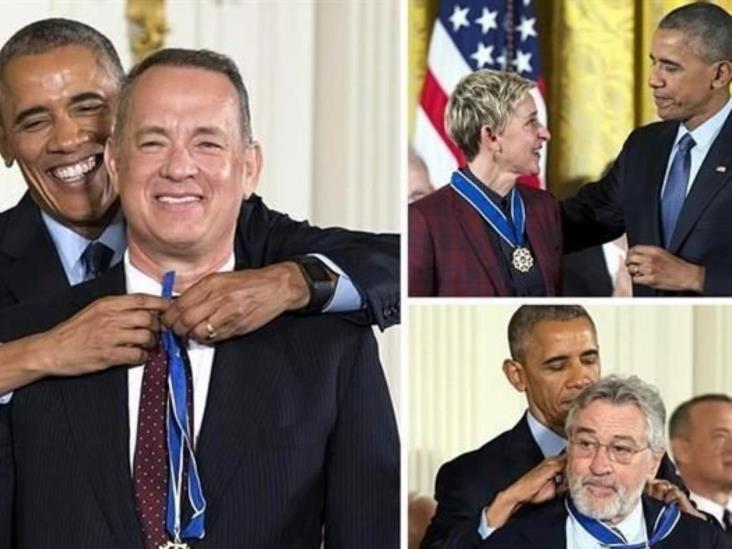 Famosos son condecorados por Obama Famosos son condecorados por Obama