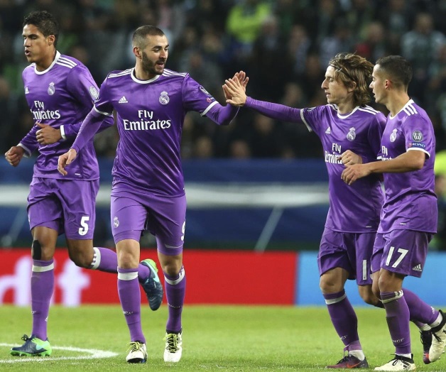 Real Madrid gana de visitante y avanza a octavos en Champions 