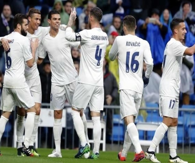 Real Madrid con apuros vence 2-1 al Sporting Real Madrid con apuros vence 2-1 al Sporting
