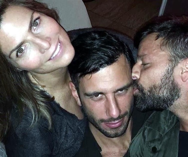 Con Ricky y su novio