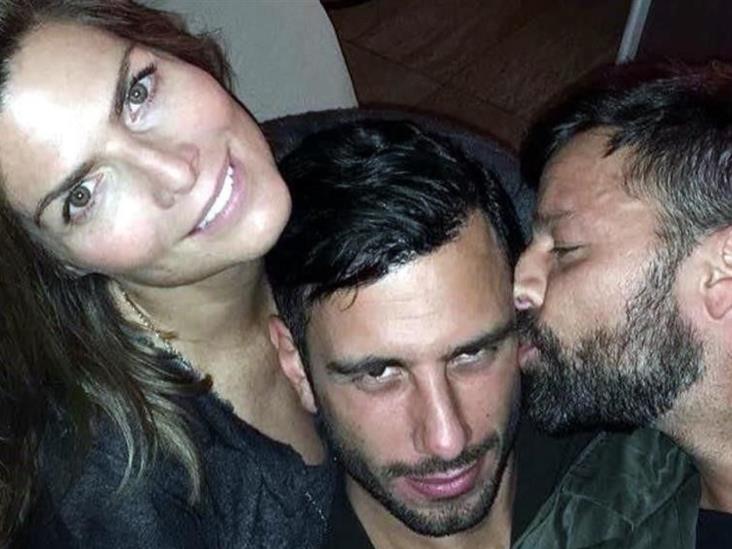 Con Ricky y su novio Con Ricky y su novio