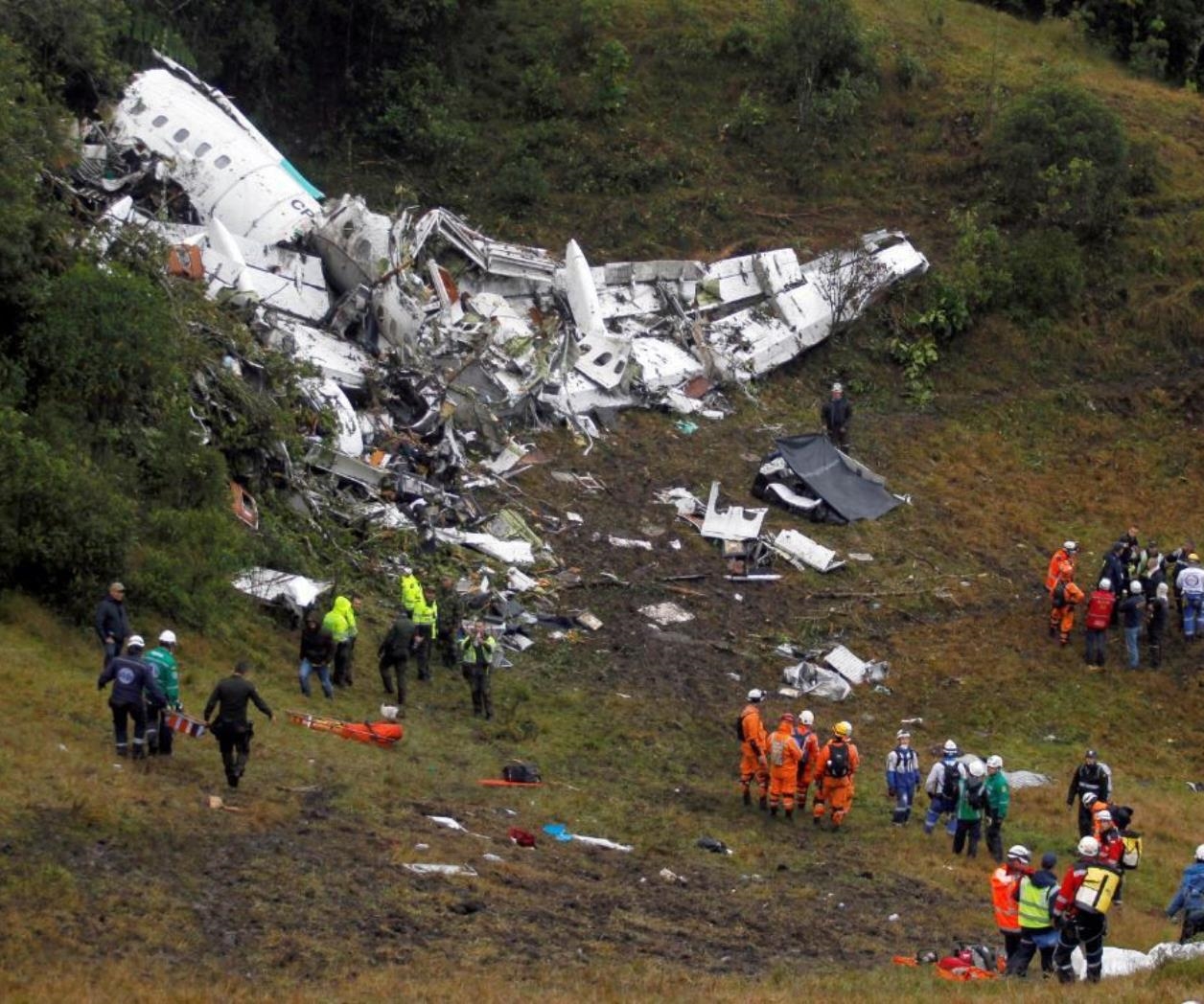 El futbol llora por  Chapecoense
