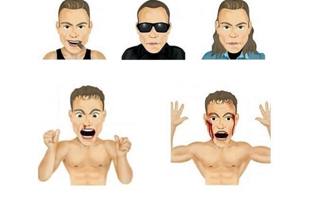 Lanzan emojis de Van Damme