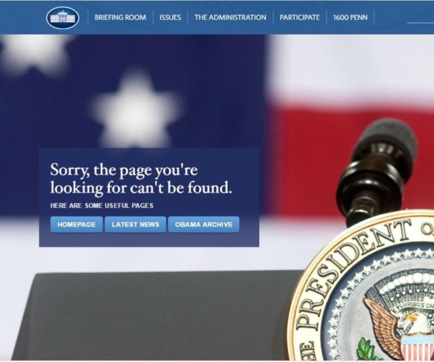 Elimina Trump web en español