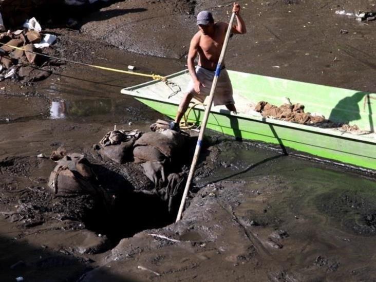 Se seca embarcadero de Xochimilco Se seca embarcadero de Xochimilco