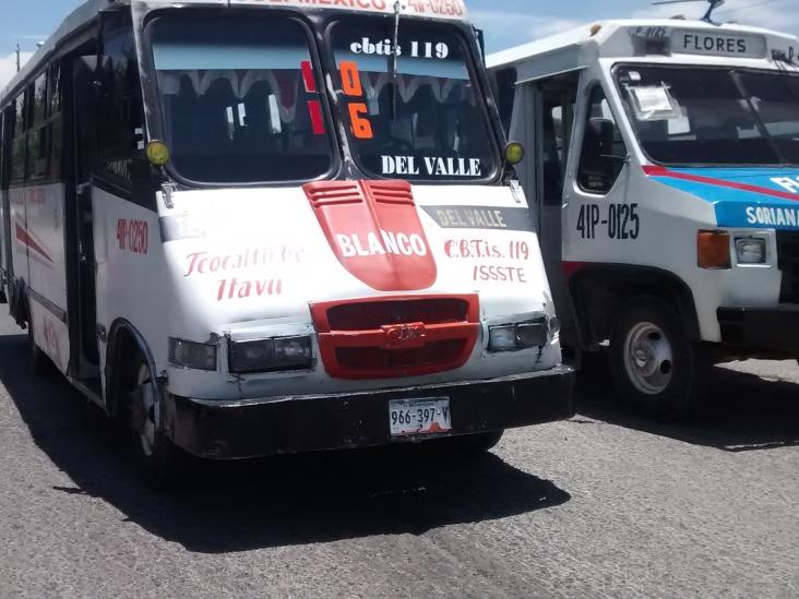 Ni con alza en el pasaje habría unidades nuevas Ni con alza en el pasaje habría unidades nuevas