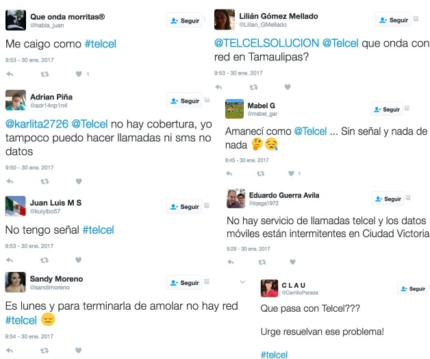 Deja Telcel incomunicados a sus clientes en esta frontera