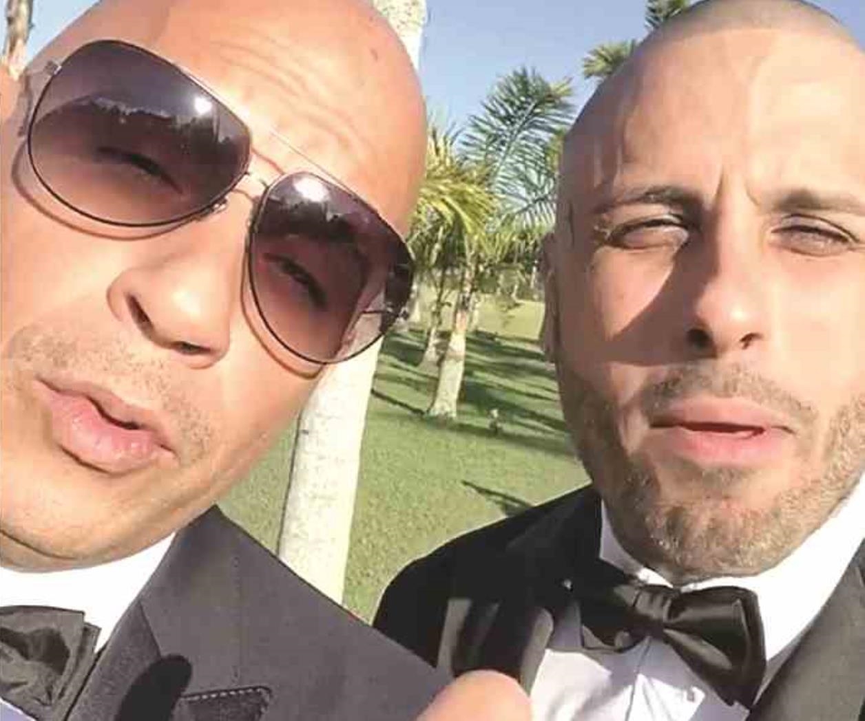 Vin Diesel en la boda de Nicky Jam