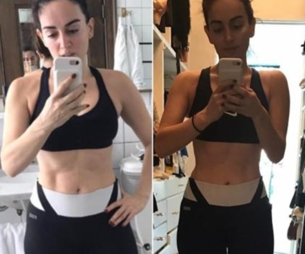 Ana de la Reguera muestra su baja de peso Ana de la Reguera muestra su baja de peso