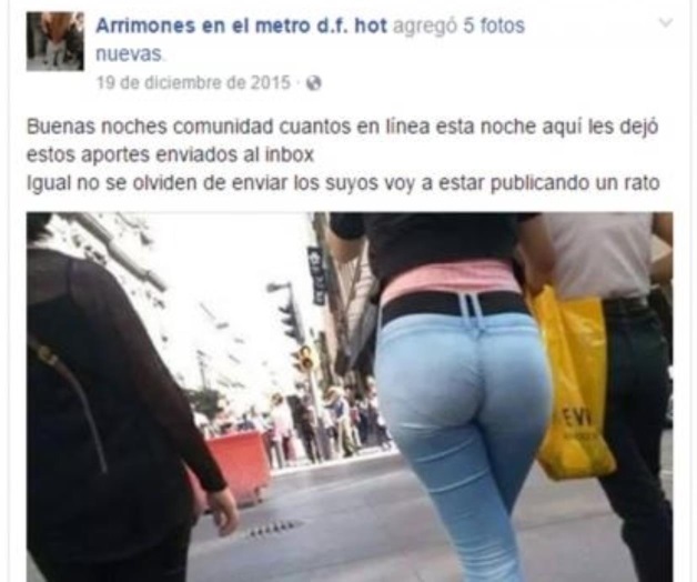 Arrimones, antiguo pretexto para el acoso en Facebook Arrimones, antiguo pretexto para el acoso en Facebook