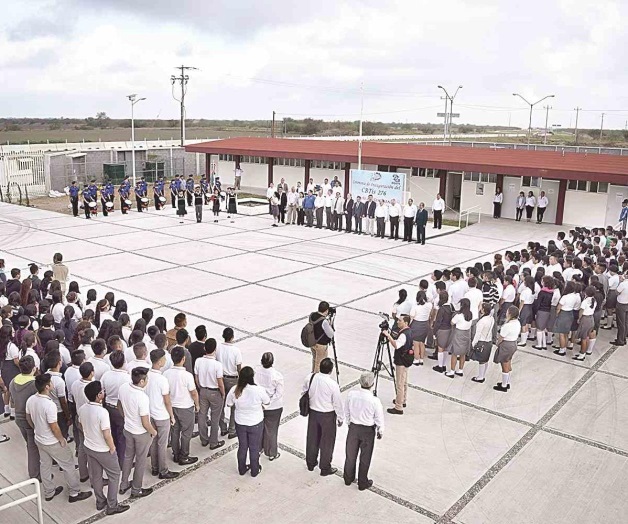 Jóvenes del CBTIS 276 tienen nuevo plantel