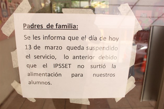 Cierran 2 Cendis; no hay alimentos. Alumnos se quedan sin clases