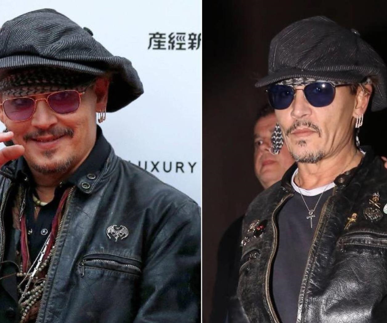 Johnny Depp sorprende con su apariencia física
