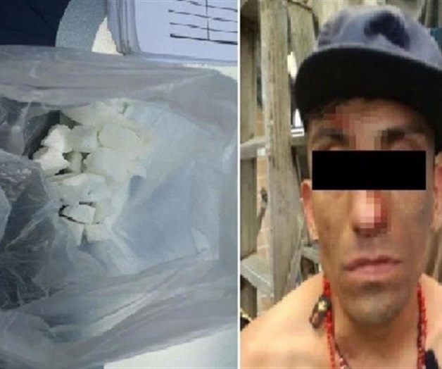 Detienen a motociclista por no usar casco y le encuentran droga en CDMX