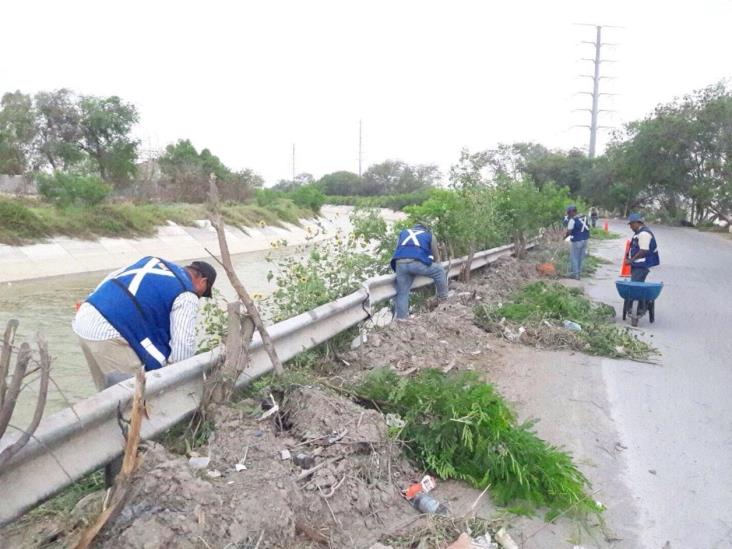 Limpian cuadrillas de Servicios Primarios calles y avenidas Limpian cuadrillas de Servicios Primarios calles y avenidas