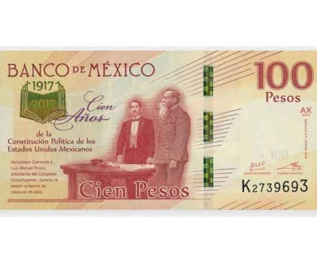 Alertan sobre billetes conmemorativos de 100 pesos ¡falsos!