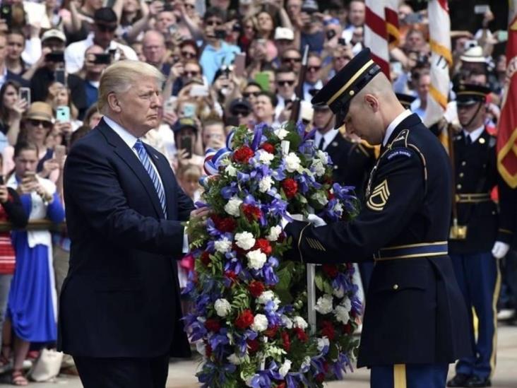 Donald Trump alaba a soldados caídos Donald Trump alaba a soldados caídos