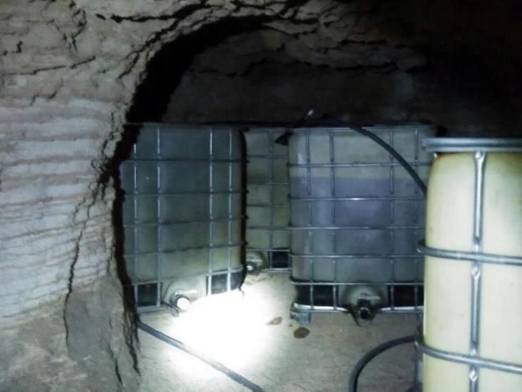 Hallan 12 mil litros de gasolina ¡en cueva! Hallan 12 mil litros de gasolina ¡en cueva!
