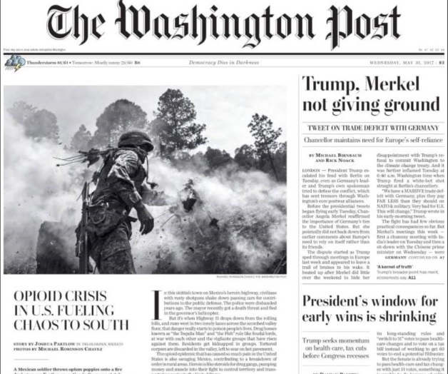 Consumo de opiáceos  en EU genera ‘caos’  en México: Diario TWP