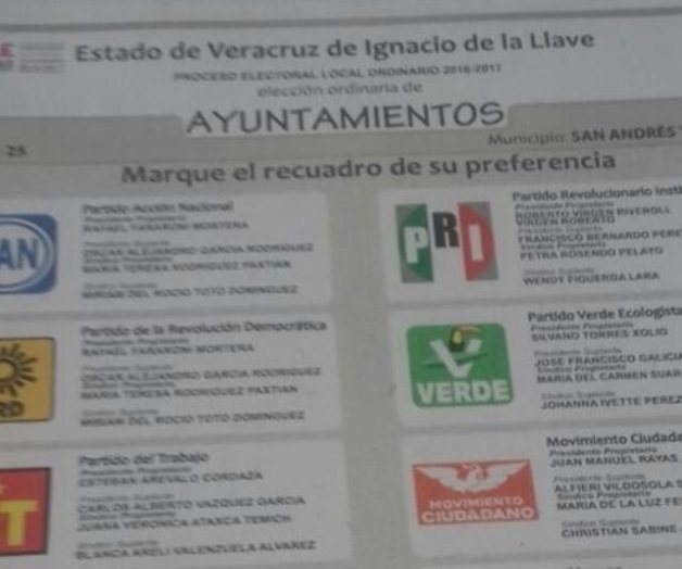 Detienen a hombre con boletas electorales en Veracruz