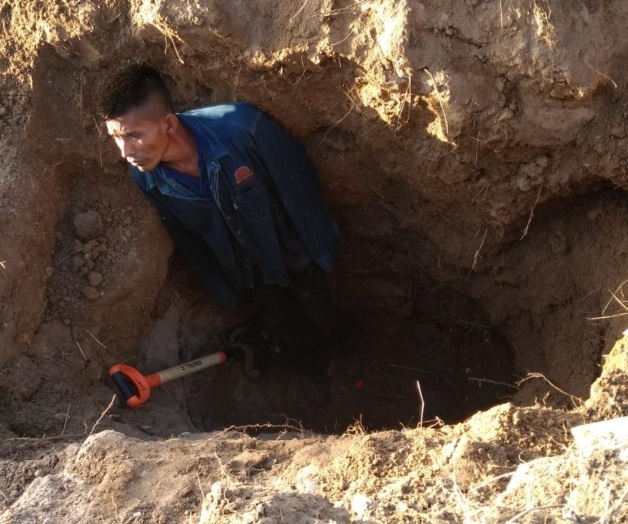 Atrapan gendarmes a 2 excavando en ducto Atrapan gendarmes a 2 excavando en ducto