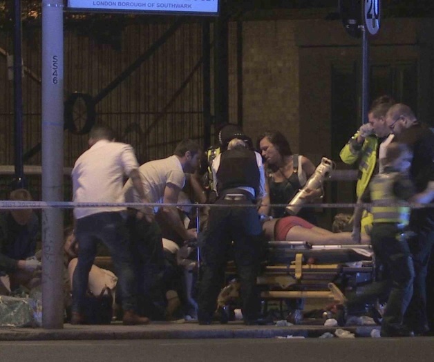 Seis muertos en atentados terroristas en Londres, confirma policía Seis muertos en atentados terroristas en Londres, confirma policía