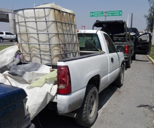 Aseguran 13 vehículos de huachicoleros