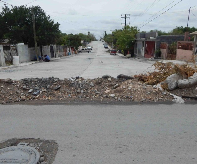 Mantienen cerradauna obra concluida