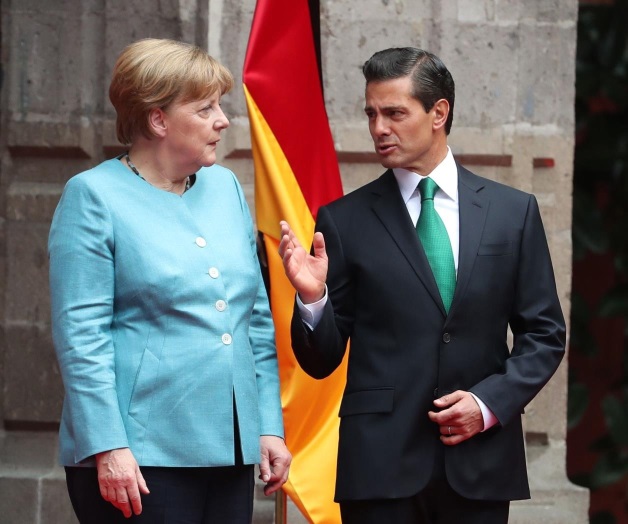 Ofrece Merkel ayuda alemana a México para combate al crimen Ofrece Merkel ayuda alemana a México para combate al crimen