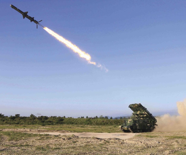 ¡Corea del Norte lo vuelve a hacer! probó un nuevo misil tierra-mar  