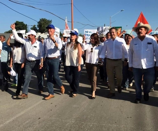 Marcha Frente por la Dignidad en Acuña Marcha Frente por la Dignidad en Acuña