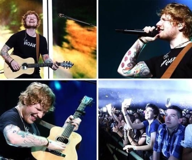 Cautiva Ed Sheeran en el Palacio de los Deportes Cautiva Ed Sheeran en el Palacio de los Deportes