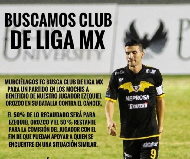 Murciélagos apoya a Ezequiel Orozco en su lucha contra el cáncer; le renueva su contrato Murciélagos apoya a Ezequiel Orozco en su lucha contra el cáncer; le renueva su contrato