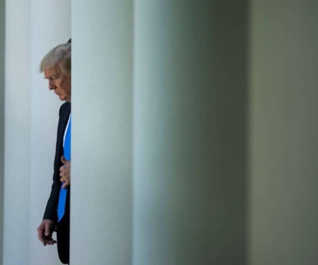 La hastiada soledad del presidente Trump en la Casa Blanca La hastiada soledad del presidente Trump en la Casa Blanca