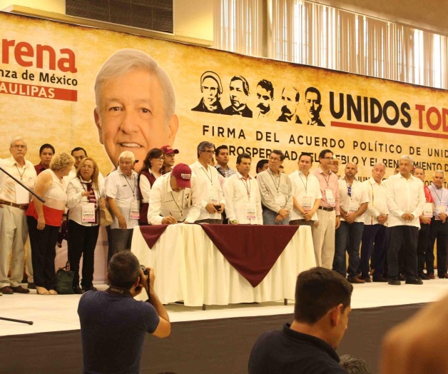 Descarta AMLO alianza con PRD. Va Morena con PT en el 2018 Descarta AMLO alianza con PRD. Va Morena con PT en el 2018