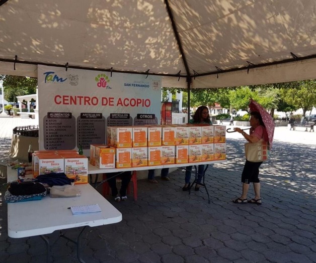 Mandan ayuda a familias afectadas por tormenta en San Fernando Mandan ayuda a familias afectadas por tormenta en San Fernando