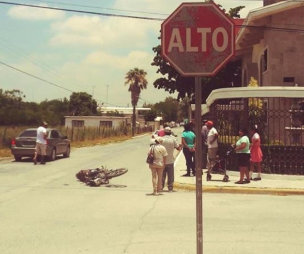 Motociclista resultó herido al ser embestido en San Fernando